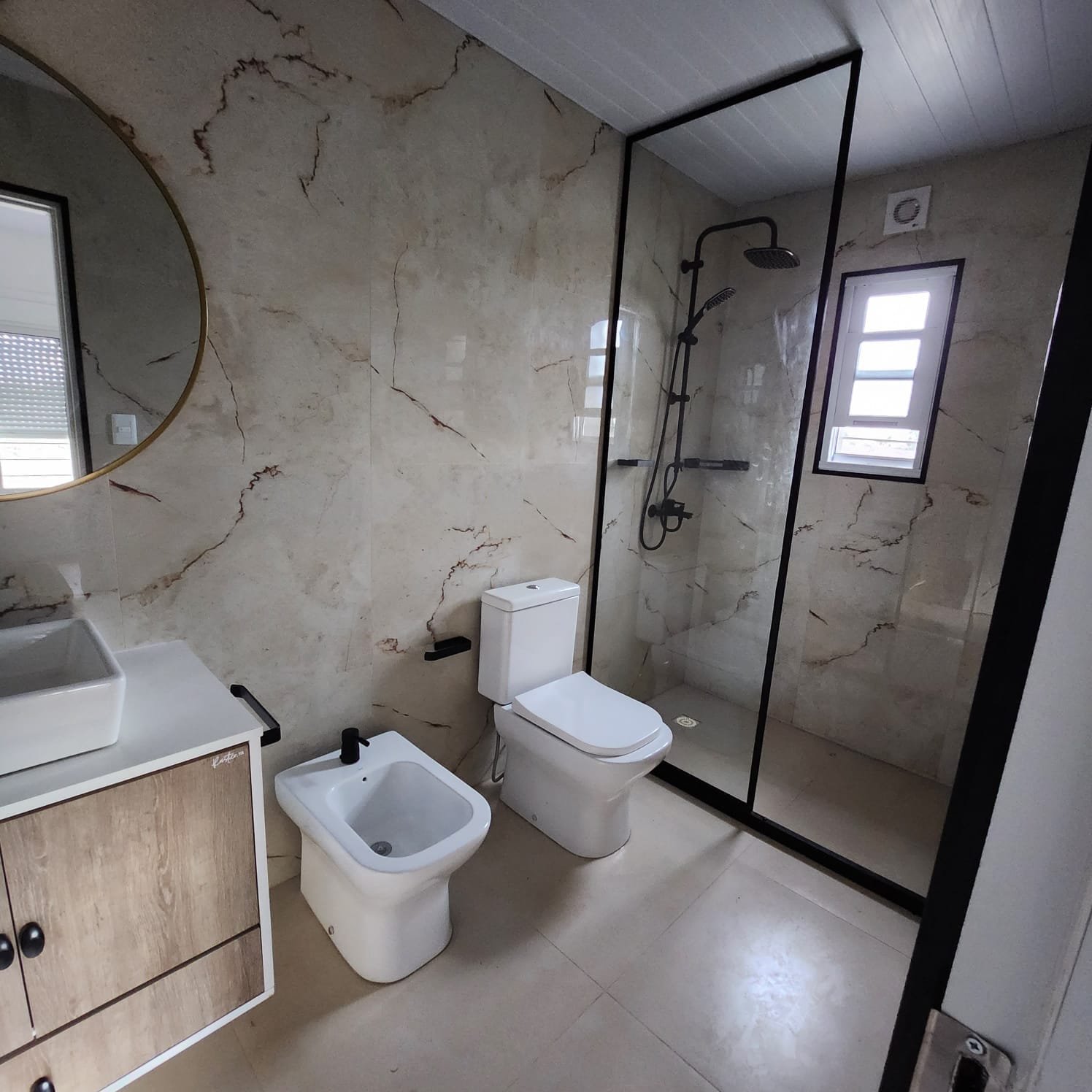 baño de casa container