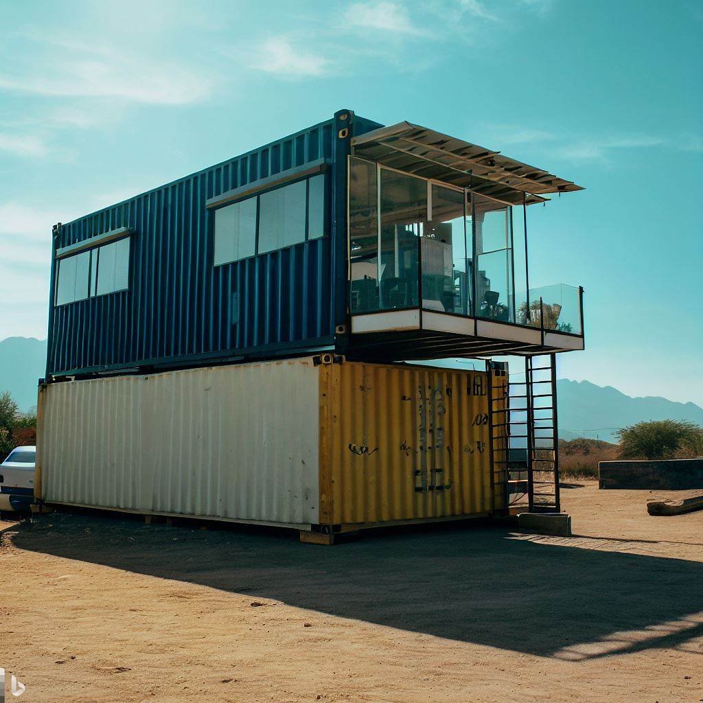 casa hecha con contenedor en México